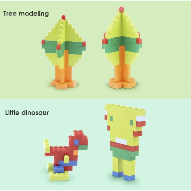MÔ HÌNH BỘ LẮP GHÉP LEGO SIÊU TRÍ TUỆ 500 CHI TIẾT SIÊU ĐẸP