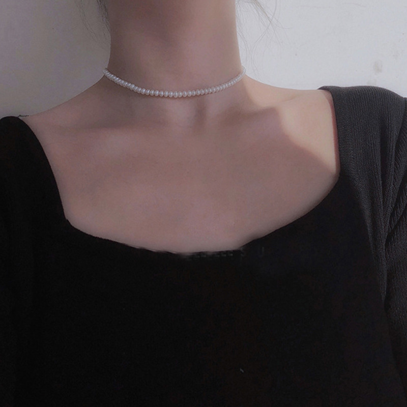 Vòng Cổ Ngọc Trai Giả Thời Trang Nữ