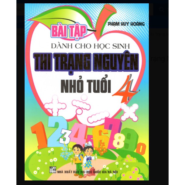 Sách - Bài tập dành cho học sinh thi trạng nguyên nhỏ tuổi 4