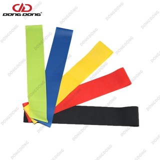 Bộ 5 dây đàn hồi tập thể dục, bộ dây kháng lực Miniband cao cấp - DONGDONG