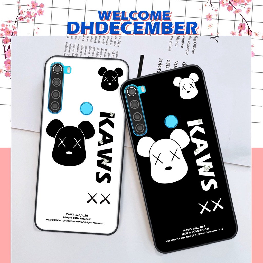 Ốp lưng Xiaomi REDMI NOTE 8 in hình K@ws, Cool Be@r SIÊU NGẦU
