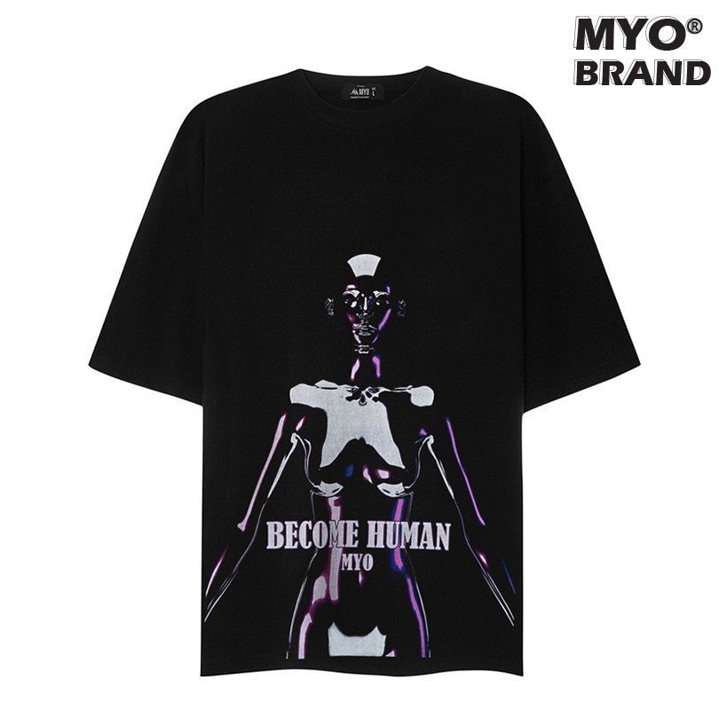 Áo Phông MYO Vải Cotton In Hình BECOME HUMAN