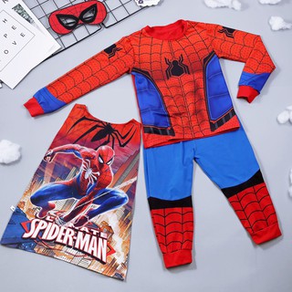 Đồ bộ siêu nhân tay dài người nhện Spider cơ bắp cho bé