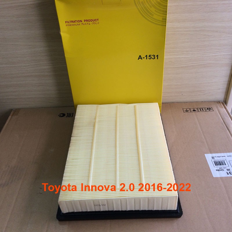 Lọc gió động cơ Toyota Innova 2.0 2016, 2017, 2018, 2019, 2020, 2021, 2022 mã A1531 JS Asakashi