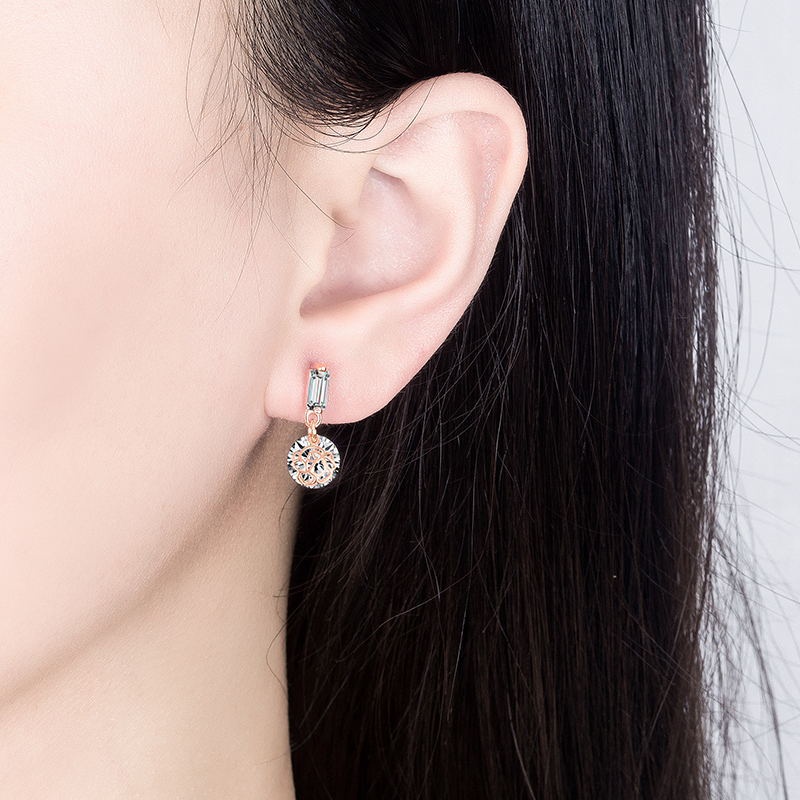 Phổ Biến Bông Tai Hình Cánh Hoa Hồng Vàng Thế Giới Hàn Quốc Tinh Tế Thời Trang Cho Nữ