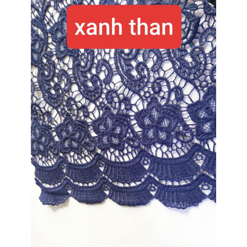 vải ren chỉ bông chân