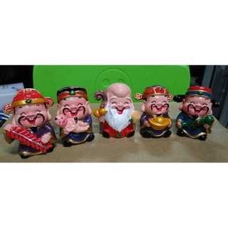Bộ tượng 5 ông Thần Tài (may mắn)