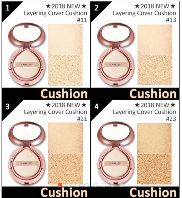 Phấn nước CUSHION LANEIGE 2 IN 1 " LAYERING CUSHION + CONCEALER" | BigBuy360 - bigbuy360.vn