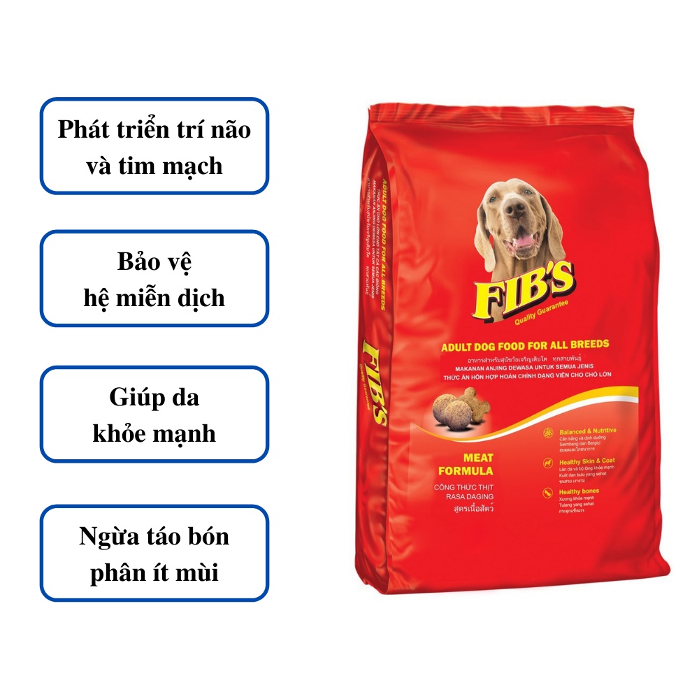 Thức ăn hạt cho chó lớn FIB'S gói 400gram phân phối bởi DACOTE