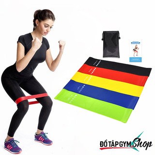 Bộ 5 Dây Kháng Lực Mini Band Tập GYM, Yoga