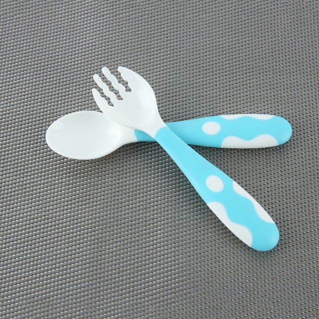 [Hot] [Có hộp đựng] bộ thìa dĩa ăn dặm uốn dẻo mọi tư thế