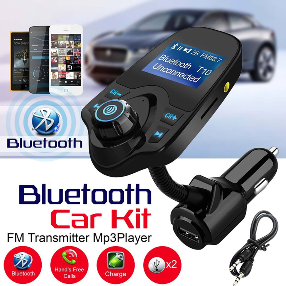 Tẩu Sạc Oto Kiêm Máy Nghe Nhạc MP3 5V 2.1A Kết Nối Bluetooth Trên Xe Hơi
