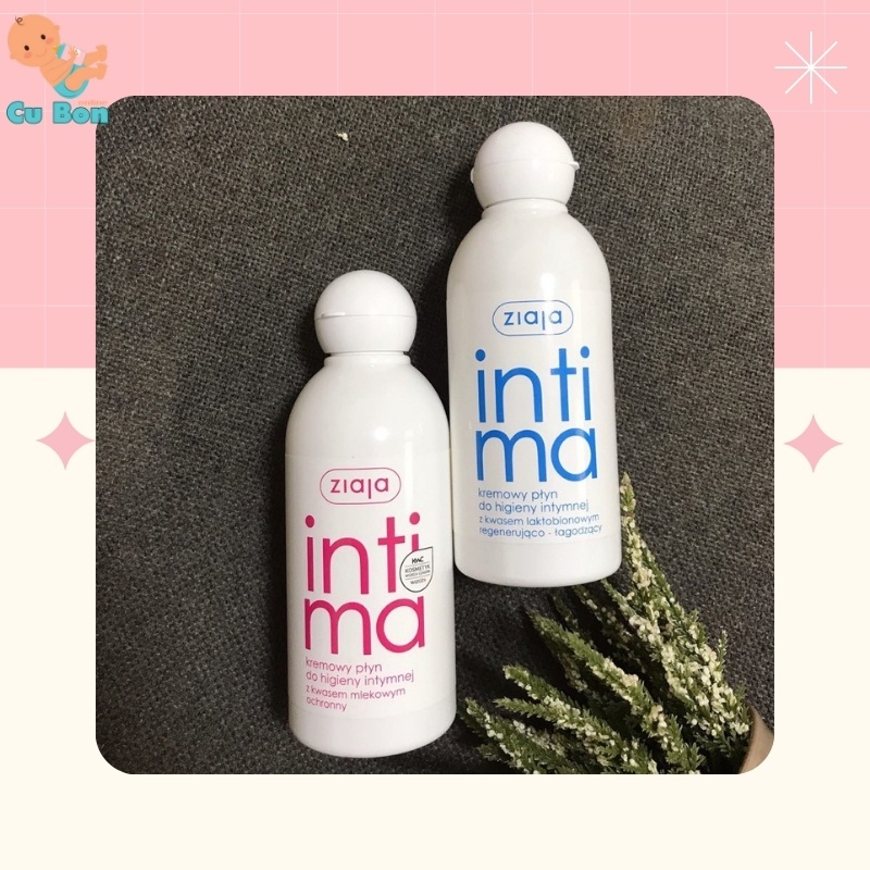 INTIMA Dung dịch vệ sinh intima Ziaja 200ml và 500ml nội địa Ba Lan hàng Bay air đủ Loại