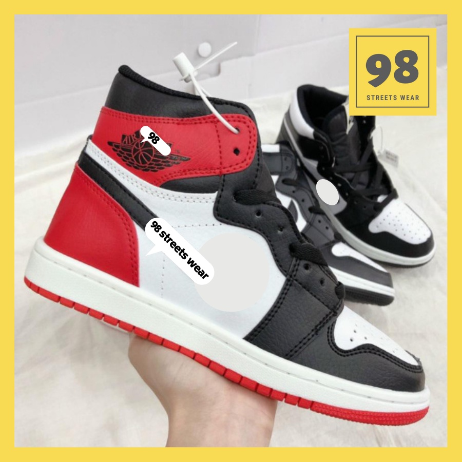 [BẢN ĐẸP] Giày thể thao Panda, Smoke Grey, Red, Xám Trắng 6 Màu Cổ Cao Nam Nữ TỔNG KHO SNEAKER