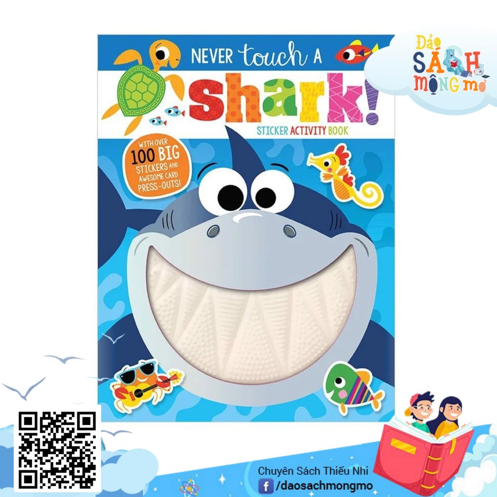 Dán Stickers Cho Bé Never Touch a Shark Activity