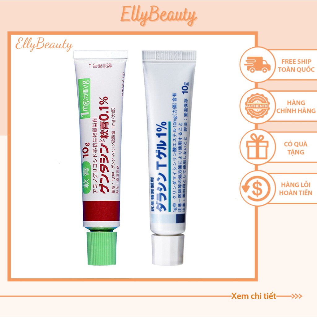 Gentacin 💕 Gentacin Nhật Bản - Chính hãng - Giảm thiểu việc hình thành sẹo và mụn