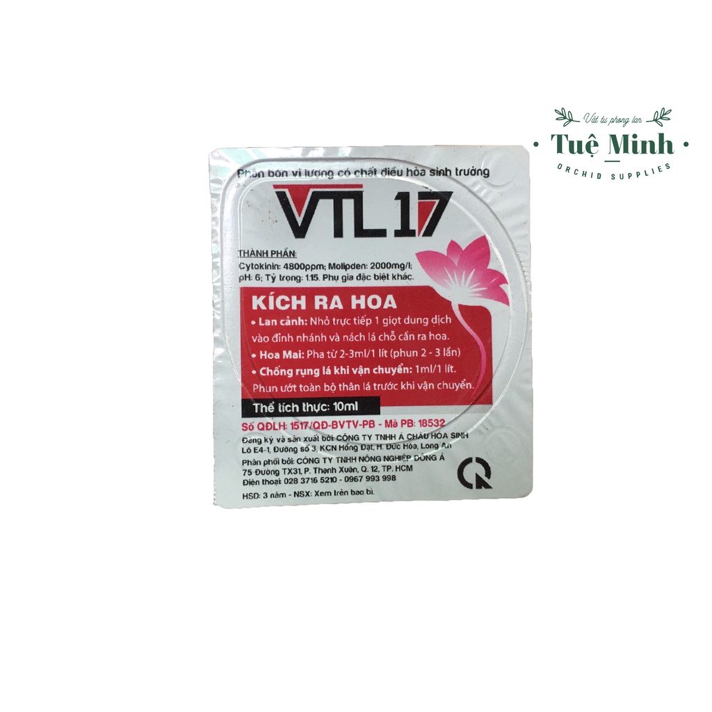 Thuốc Phát Triển Hoa Đầu Ngọn VTL17 – Nhỏ giọt đầu ngọn để kích hoa