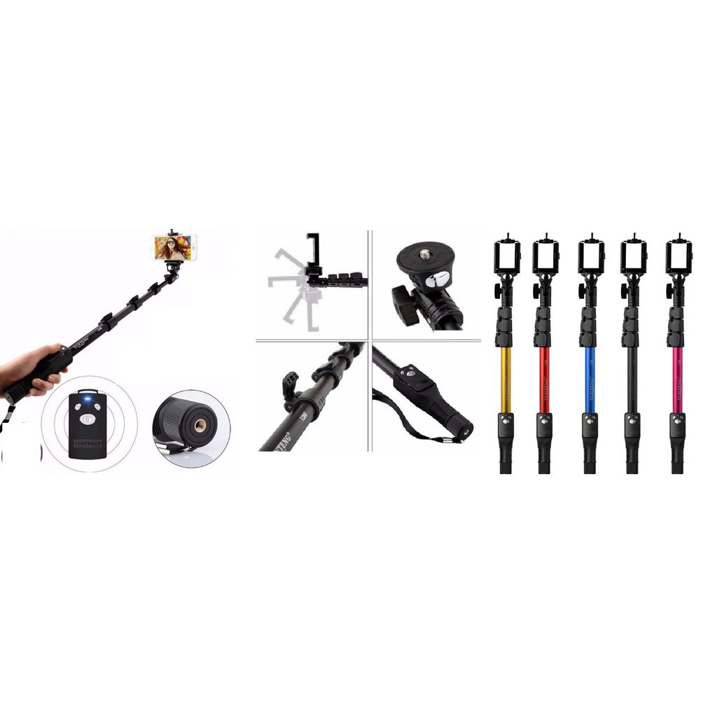 Gậy Chụp Ảnh Blutooth Yunteng 1288 - Gậy Chụp Ảnh Chống Rung Tốt | BigBuy360 - bigbuy360.vn