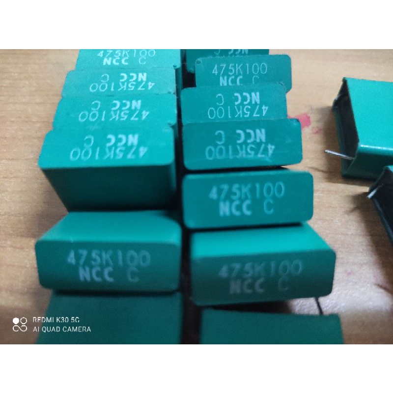Tụ 4,7uf và 6,8uf 100v Nippon Chemical