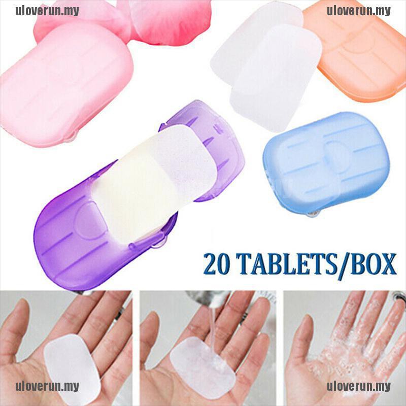 Hộp 20 Xà Phòng Giấy Mini Tiện Dụng | BigBuy360 - bigbuy360.vn