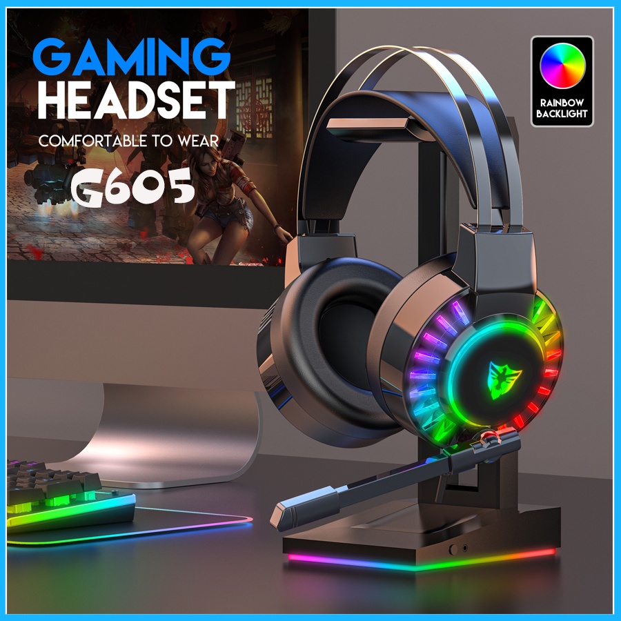 Tai nghe chụp tai Gaming G605 | G606 Cao cấp, Led RGB