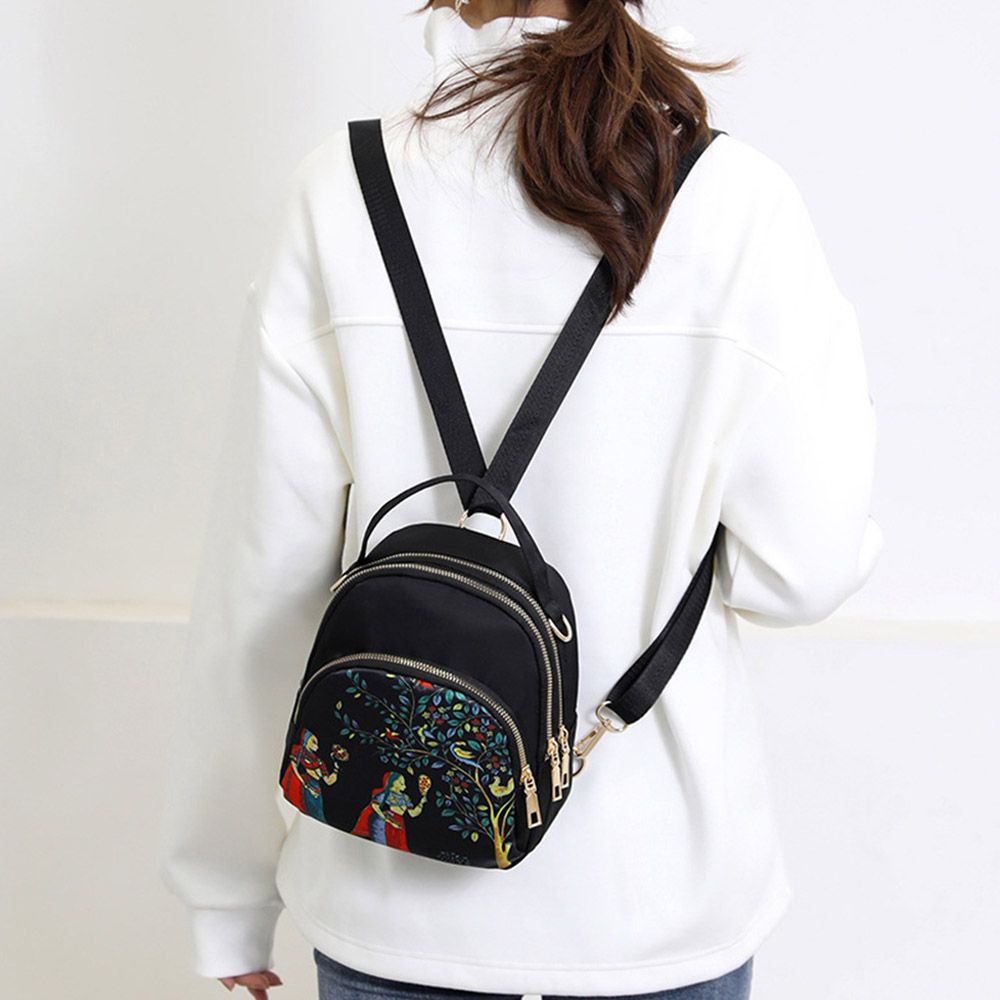 Túi Đeo Chéo Mini Vải Oxford Dễ Thương Cho Nữ