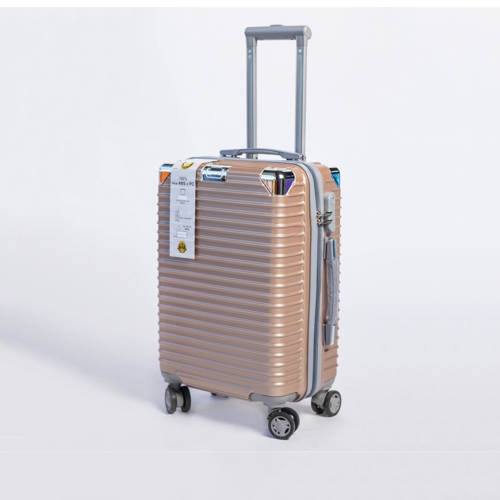 VALY CHÍNH HÃNG CAO CẤP BO SẮT MẪU MỠI NHẤT 2022 NHỰA ABS SIÊU BỀN CHỐNG VA ĐẬP TRẦY XƯỚC BỂ VỠ