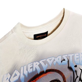 Áo thun Rollercoaster - Cream/White