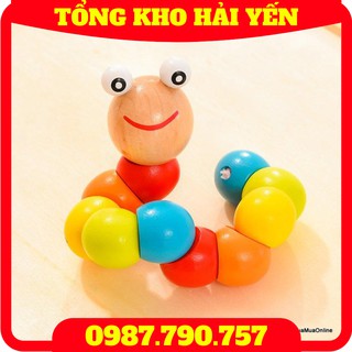 SÂU GỖ UỐN DẺO MÀU 7 SẮC CẦU VỒNG KÍCH THÍCH SÁNG TẠO CHO BÉ