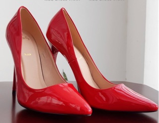 Giày cao gót Calla đế đỏ 11p màu đỏ