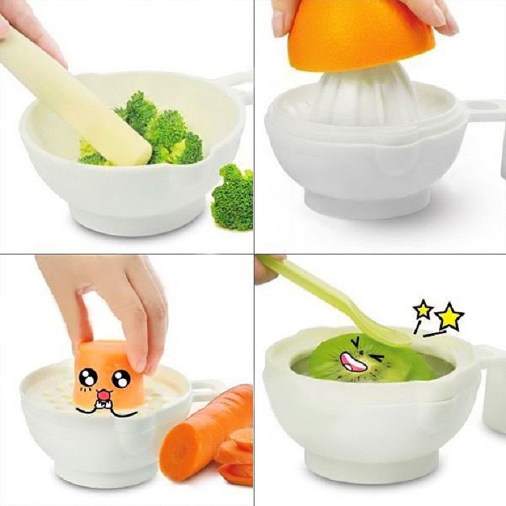 Bộ chế biến ăn dặm 7 món kiểu Nhật cho bé
