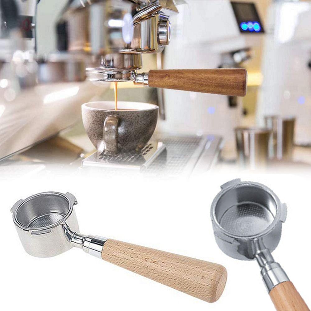 CONOPERY Bộ Lọc Tay Cầm Bằng Gỗ 51mm Thay Thế Cho Delonghi EC685