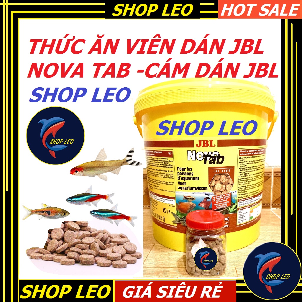 Cám dán JBL và Tropical Vitality Color cho cá cảnh - thức ăn dán cao cấp - shopleo - phụ kiện thủy sinh