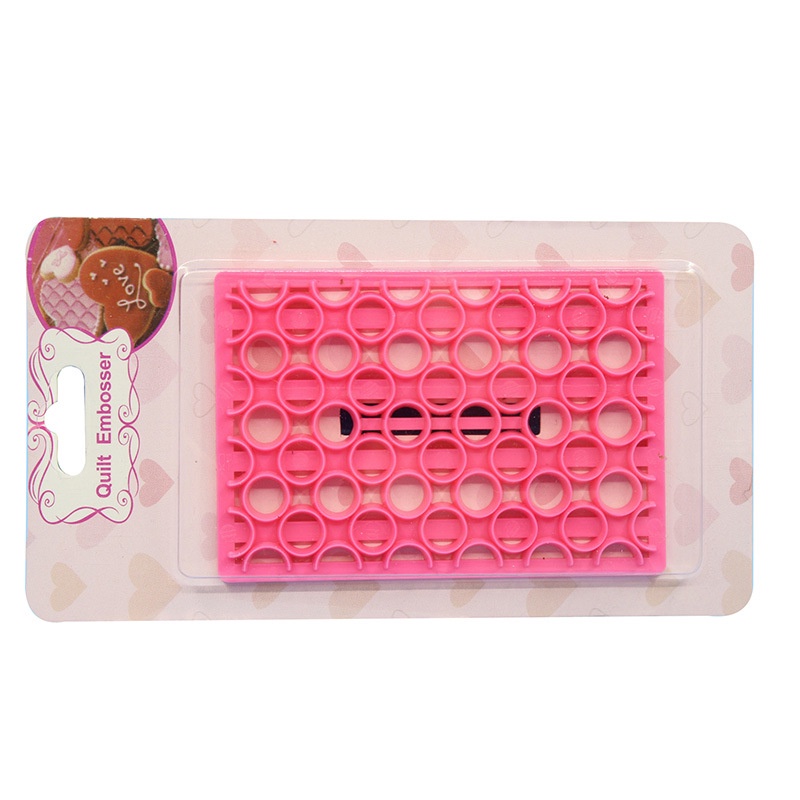 Khuôn Làm Bánh Hình Tròn In Hoa Xinh Xắn Tiện Dụng DIY