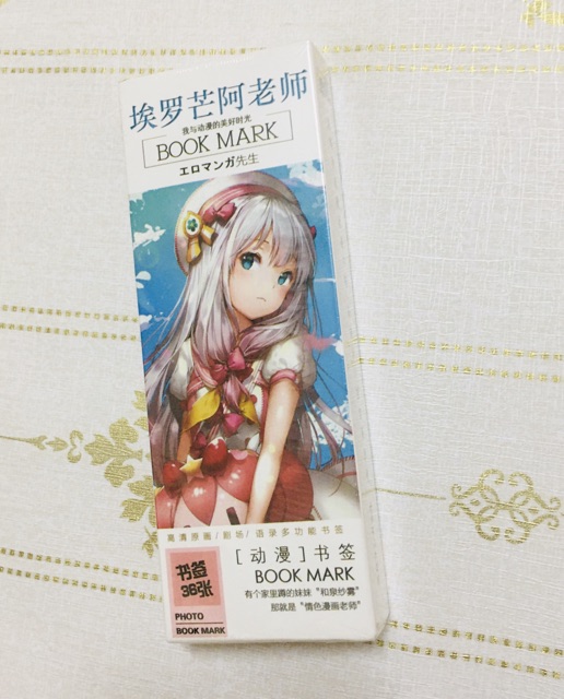 Bookmark anime sagiri 36 tấm khác nhau, đánh dấu trang anime sagiri