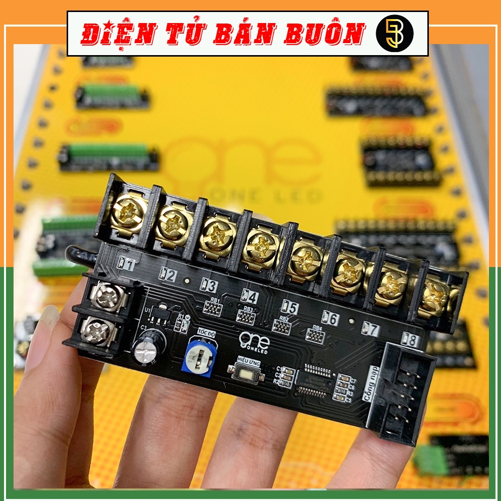 ( SỈ LẺ TOÀN QUỐC ) MẠCH ĐIỀU KHIỂN LED VẪY 8 KÊNH 30A - ĐIỀU KHIỂN BIỂN QUẢNG CÁO ONELED