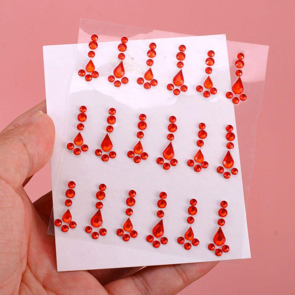 Hạt 3D Lấp Lánh Trang Trí Móng Tay Lễ Hội|Miếng Dán Trang Trí Hình Kim Cương Giả