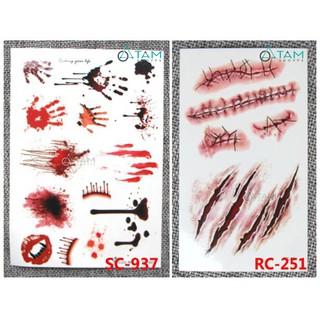 Hình xăm dán Halloween nhiều kiểu TAN