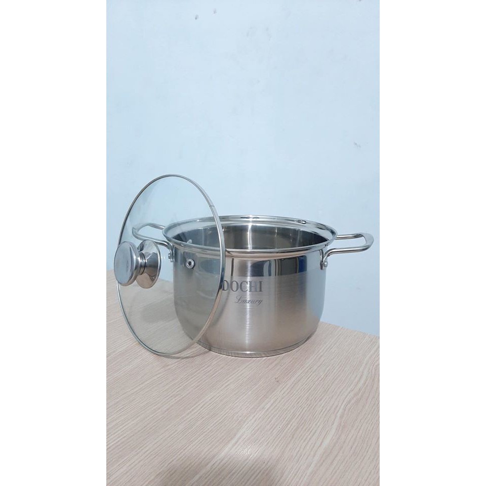 NỒI INOX 5 ĐÁY THÂN CAO DOCHI LUXURY SIZE 20cmx13cm