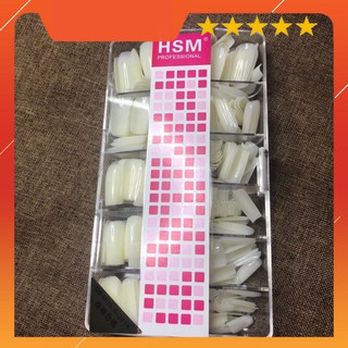 Móng úp HSM phom vuông đục móng ốp móng giả làm nails nối móng