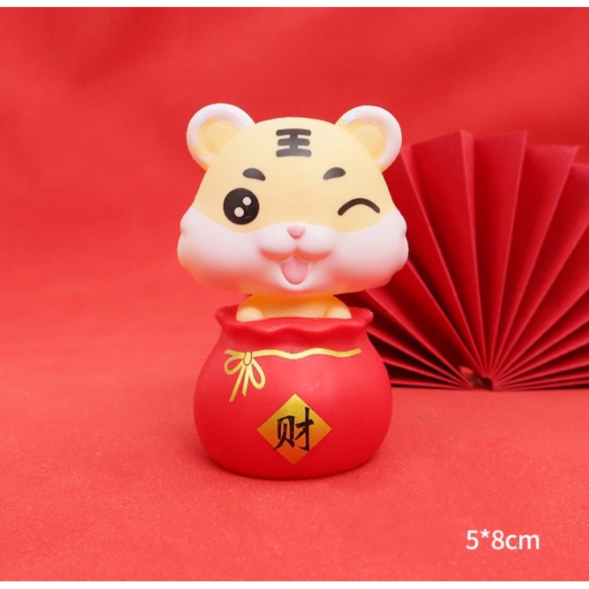 đồ trang trí bánh [FREESHIP❤️] tượng hổ con trang trí bánh kem