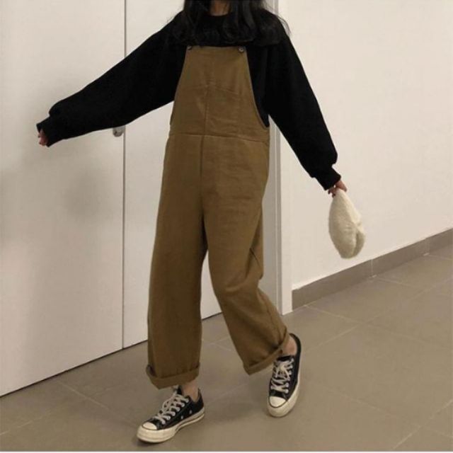 Quần yếm kaki
