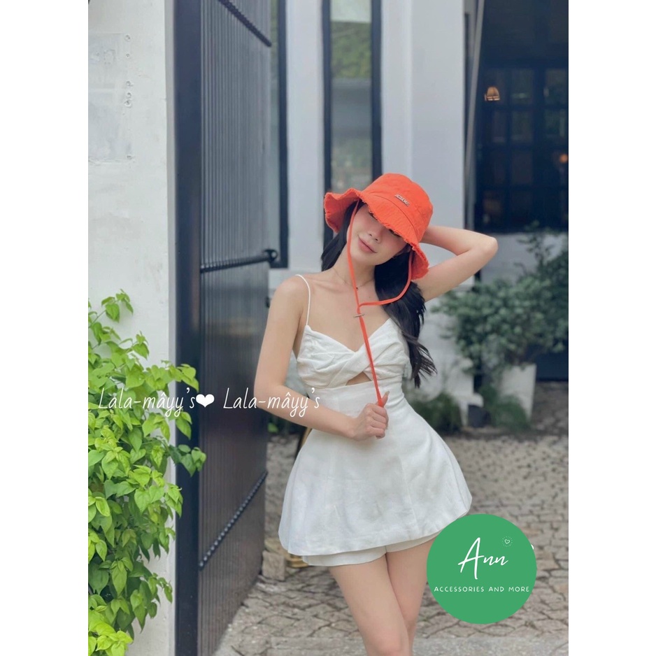 Mũ Nón Tai Bèo JACQUEMUS  Chống Nắng Đi Biển, Thiết Kế Thời Trang, Chất Liệu Kaki Cotton Mềm, Hàng Quảng Châu, Sẵn 7 Màu