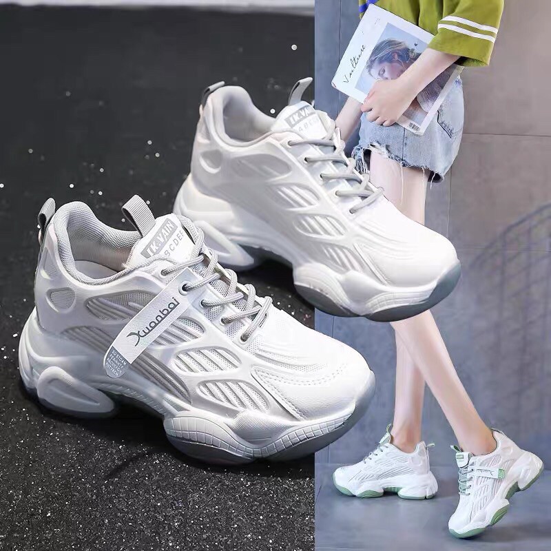 GIÀY THỂ THAO NỮ ĐẾ SÓNG THOÁNG KHÍ KIỂU DÁNG TRẺ TRUNG NĂNG ĐỘNG