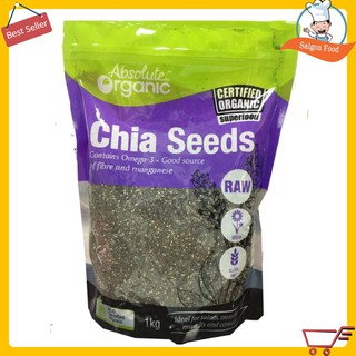 1KG HẠT CHIA ÚC ORGANIC CHIA SEEDS - SAIGONFOOD