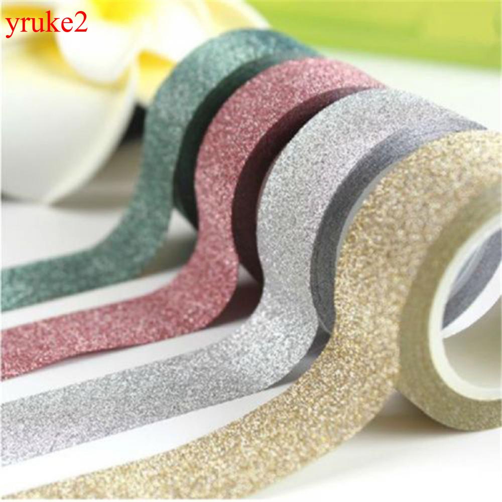 Cuộn băng dính kim tuyến dài 3m dùng trang trí thủ công