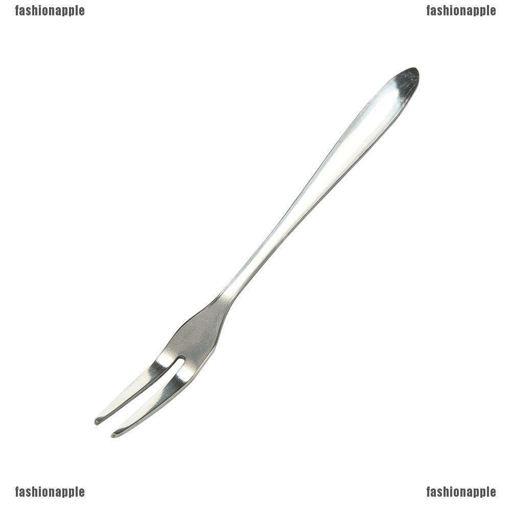 Bộ 5 Nĩa Ăn Trái Cây Hai Răng Bằng Thép Không Gỉ