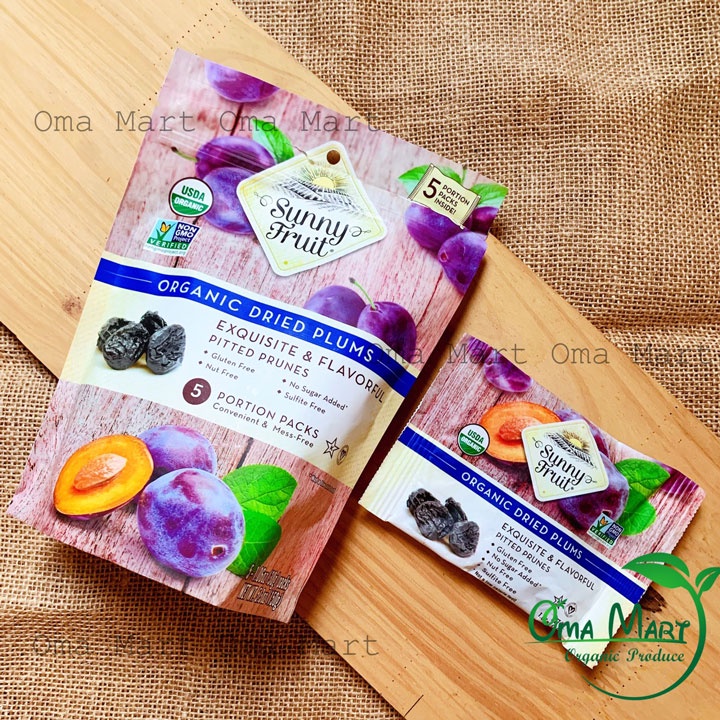 Trái cây sấy khô hữu cơ Sunny Fruit (nho, mận, mơ , sung..)