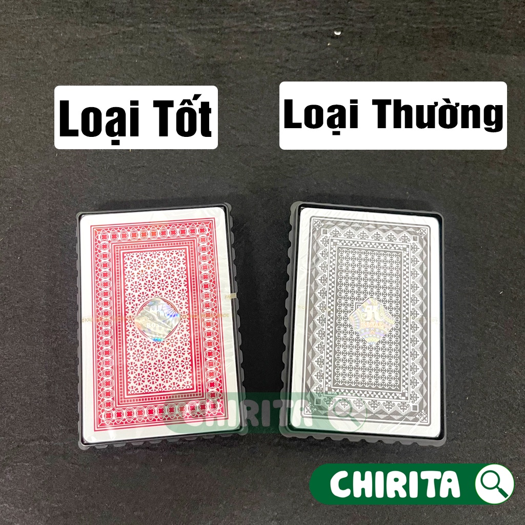 Bài 52 Lá Nhựa ROYAL 100% Plastic - Bộ Bài Tây Nhựa Đài Loan Cao Cấp - Đồ Chơi CHIRITA