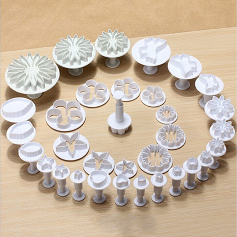 Set 33 khuôn nhấn làm bánh đa năng